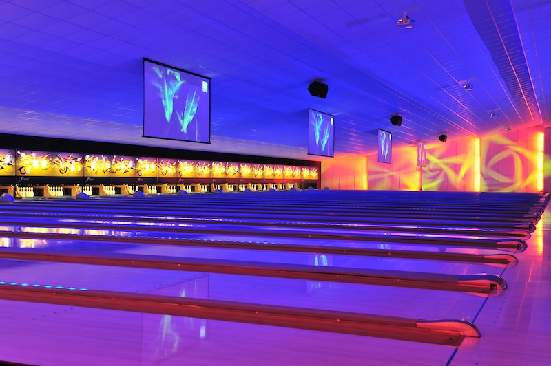 Pistes de bowling Switch éclairées