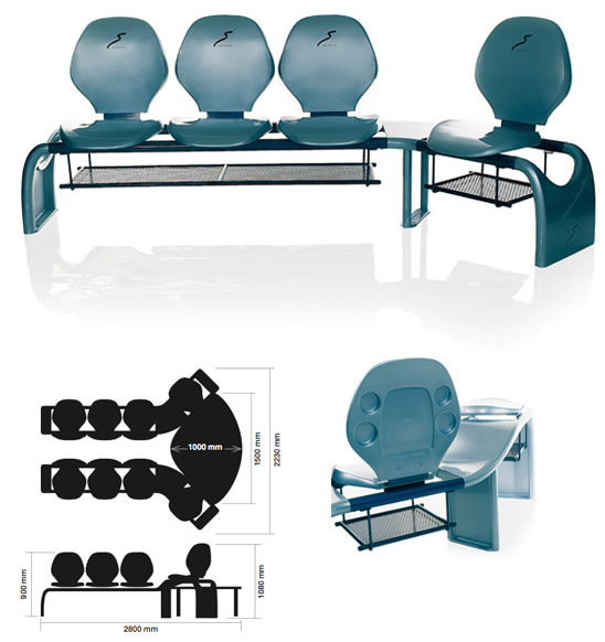 Style Series M&ouml;bel von Switch Bowling mit LED-Beleuchtung